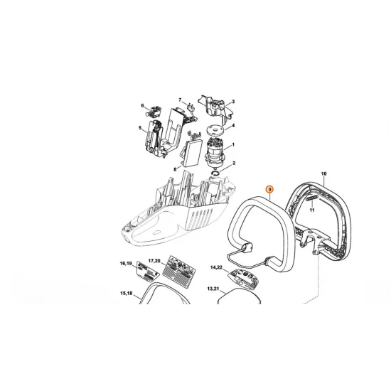 STIHL  Dźwignia przełącznika 4851 790 8701